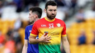 <p>Chris Blake returns to the Carlow team for the O'Byrne Shield final against Wicklow Photo: ©INPHO/Laszlo Geczo</p>