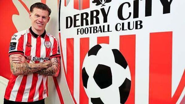 James McClean signs for Derry City from Wrexham
