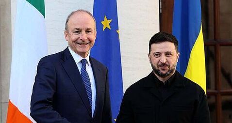 'Embarrassing': Ireland's defence capabilities questioned over drone incursion during Zelenskiy visit