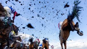 <p>A general view last year's Goffs Thyestes Handicap Steeplechase Photo: ©INPHO/Morgan Treacy</p>