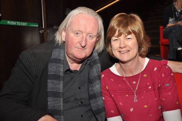 Majella in 2015 with the late, great composer, Micheál O'Suilleabháin who taught her music in college Majella in 2015 with the late, great composer, Micheál O'Suilleabháin who taught her music in college