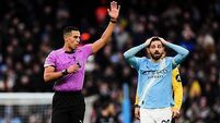Pep Guardiola unhappy with refereeing decision despite win over Wolves