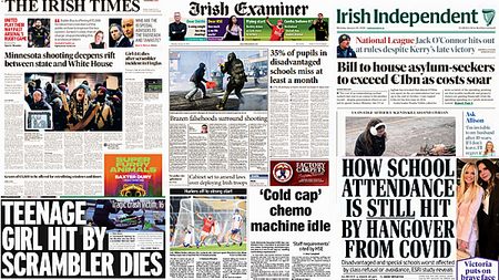What the papers say: Monday's front pages
