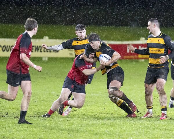 Carlow number eight John Murphy was at his destructive best in his side's one-sided win over New Ross on Saturday evening in Oak Park. 
