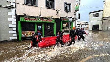 Storm Chandra: Clean up operations across south east after flooding