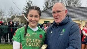 <p>Player of the Match Lucie O' Reilly</p>