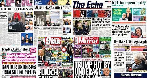 What the papers say: Saturday's front pages