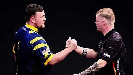 Luke Littler survives huge scare to progress at World Masters