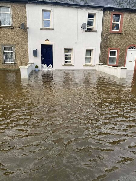 Diane's house was flooded as a result of the River Slaney bursting its banks in Bunclody 