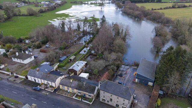 <p>The River Derry burst its banks and flooded businesses and homes in Clonegal. Pic:© Michael O'Rourke Photography 2026</p>