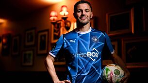 <p>Waterford FC captain Padraig Amond has penned a new two-year contract ahead of the 2026 season. Photo: Sportsfile/Stephen McCarthy</p>