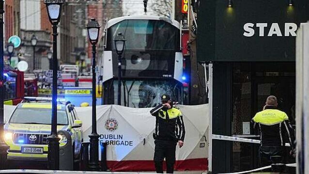 One person dead, three injured after bus crash in Dublin city centre