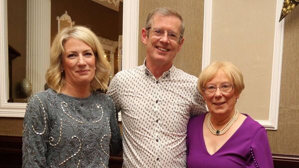 Gillian Brophy, Gary Hughes and Ena Doyle 