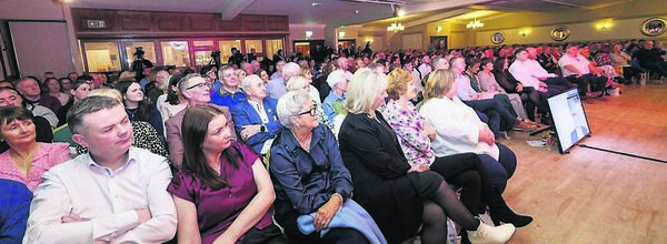 The event was sold out, with over 700 people attending