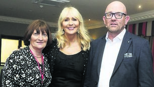 <p class="contextmenu internal_Caption">Miriam O’Callaghan (centre) with Paul Brennan and one of the organisers Breda McDonald 	<span class="contextmenu emphasis CaptionCredit">Photos: Michael O’Rourke Photography 2026</span>
            </p>