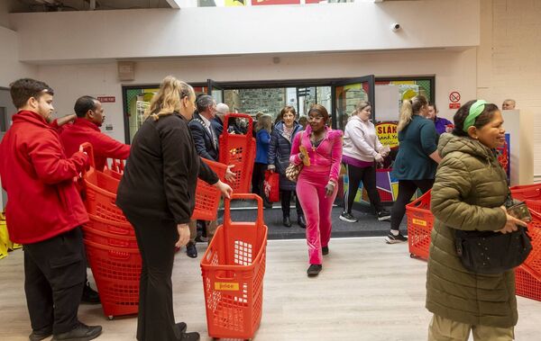 Customers enter the Mr. Price discount store in the Carlow Shopping Centre Photo: Michael O'Rourke Photography 2026