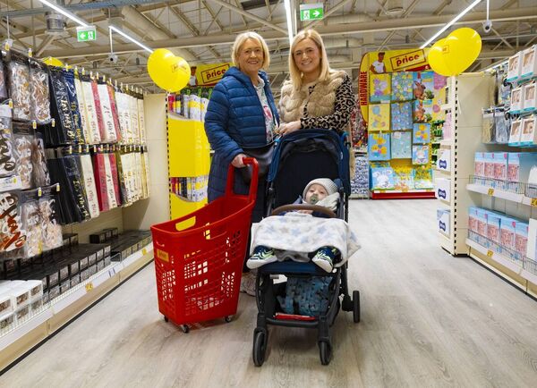 Aillen Wynne, her daughter Megan Fitzgerald and grandson Alfie 