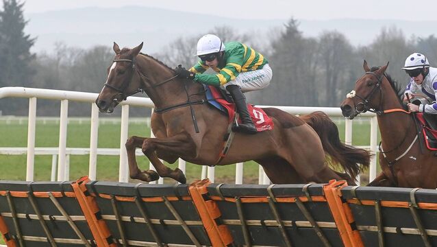 <p>Mark Walsh on board Kel Histoire but the Kildare jockey has picked the ride on Kawaboomga in Saturday's Red Mills Trial Hurdle Photo: Patrick McCann</p>