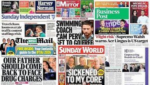 What the papers say: Sunday's front pages