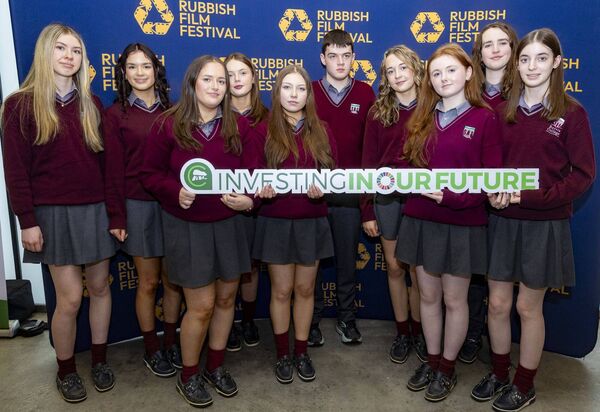 Transition year students from Borris College, whose film 'Sinners' was an entrant in the Rubbish Film Festival Transition year students from Borris College, whose film 'Sinners' was an entrant in the Rubbish Film Festival