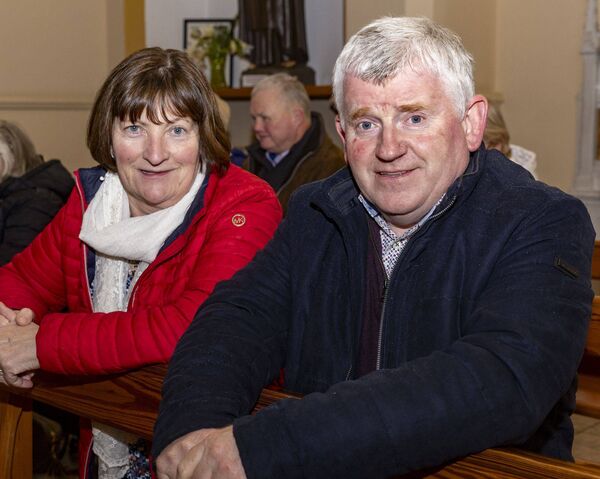 Breda and Liam McDonald celebrating 33 years of marriage