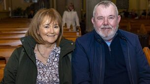 <p>Sean and Carmel Alsybury celebrating 24 years of marriage</p>