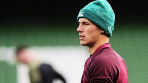 Robbie Henshaw joins in for a trad session at Wexford pub at the Fleadh Cheoil Robbie Henshaw joins in for a trad session at Wexford pub at the Fleadh Cheoil