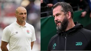 <p>Rugby managers face off before this weekend's game in Twickenham</p> <p>Rugby managers face off before this weekend's game in Twickenham</p>