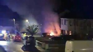 Arson attack on car in Rathvilly housing estate