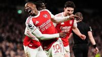 Eberechi Eze and Viktor Gyokeres each strike twice as Arsenal thrash Tottenham