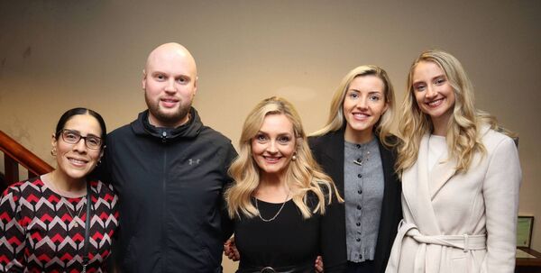 At the event in St Mary's Church in aid of the Green Road NS were Karina Whelan, Dylan Moore, Hazel Smyth, Emma Phelan and Joanna Codd