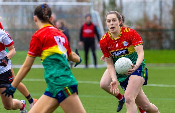 Carlow’s Clíodhna Ní Shé plays in Bronagh Nolan.