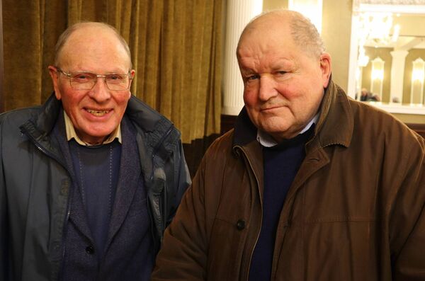 Seamus Hogan with Thomas Corrigan at the Felix Larkin lecture Seamus Hogan with Thomas Corrigan at the Felix Larkin lecture