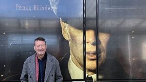 Tram named after Peaky Blinders writer Steven Knight as fans gather for premiere