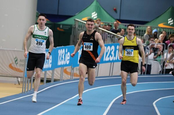 Mark Smyth (winner) Marcus Lawler - Clonliffe (2nd) and Adam Murphy - Tinryland (3rd)