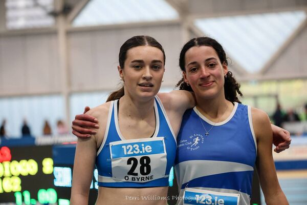 Cassie O’Byrne and Sofia Granjo competed in the 400m