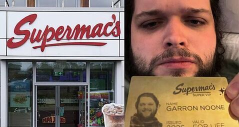 'This is the proudest day of my life': Garron Noone receives Supermac's Gold Card 'This is the proudest day of my life': Garron Noone receives Supermac's Gold Card
