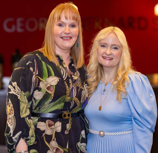 Caroline Busher, right, Carlow's Writer-in-Residence, with Aileen Nolan, Carlow Arts Officer, at the reading