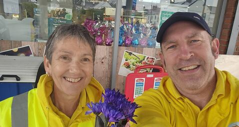 Random acts of kindness brightened the day for many people across the county