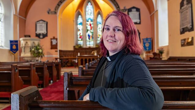 <p>Rev Maria Carlsson, Rector of St Columba’s Church in Tullow Photo: Michael O'Rourke Photography</p>