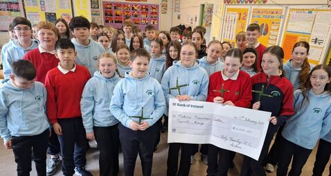 Sale of St Brigid’s crosses raise €5,000 for two worthy charities