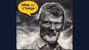 Roy Keane surprises artist as he finishes mural in his honour
