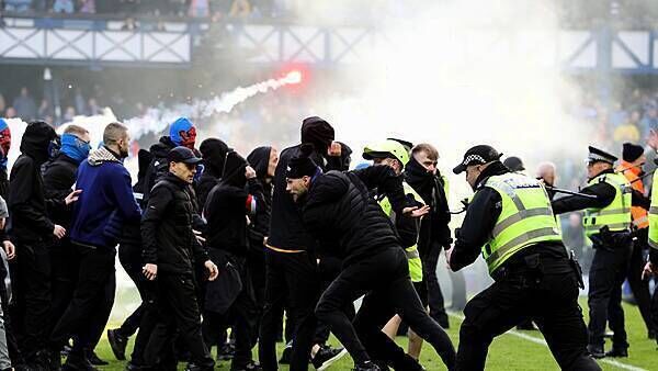 Nine arrested after disorder at Rangers and Celtic Scottish Cup tie