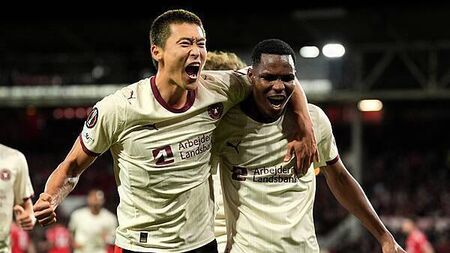 Nottingham Forest suffer first-leg loss to Midtjylland