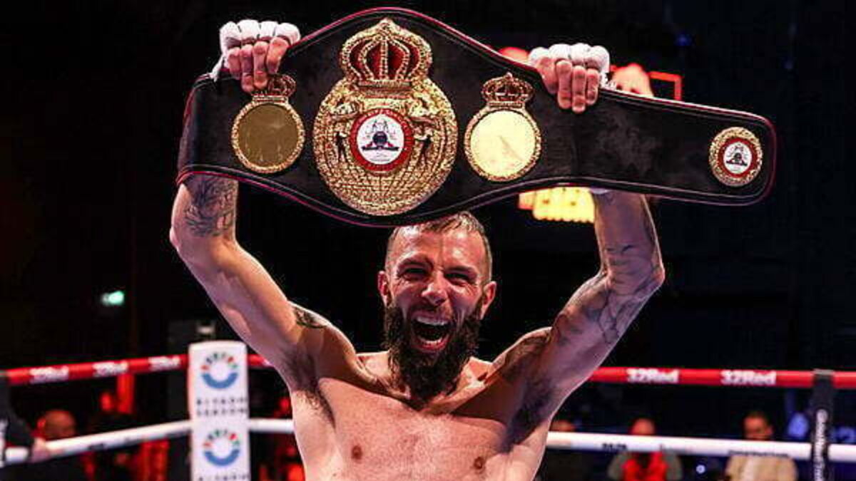 Anthony Cacace wins world super featherweight title in victory over James Dickens in Dublin