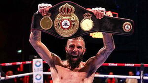Anthony Cacace wins world super featherweight title in victory over James Dickens in Dublin