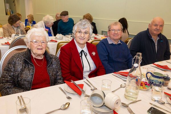 Mary Rooney with Therese, John and Tommy Kelly