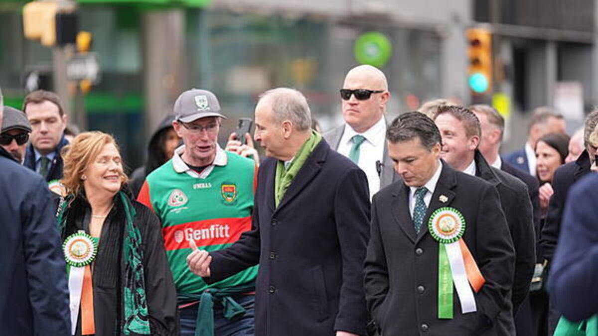 Micheál Martin ‘reassured’ by Irish-US links after Philadelphia visit