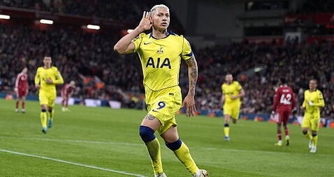 Late Richarlison goal earns Tottenham a point at Liverpool and lifts Igor Tudor