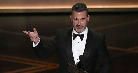 Jimmy Kimmel makes dig at Trump on Oscars stage